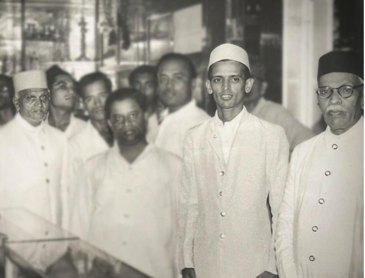 Our founders Vasantlal C Mehta & Chimanlal R Mehta at the opening of our first showroom in 1956